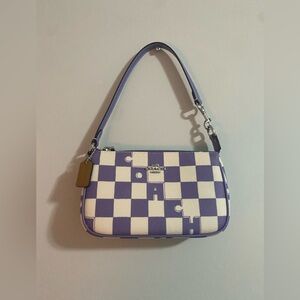 BNWT Coach checkered purse